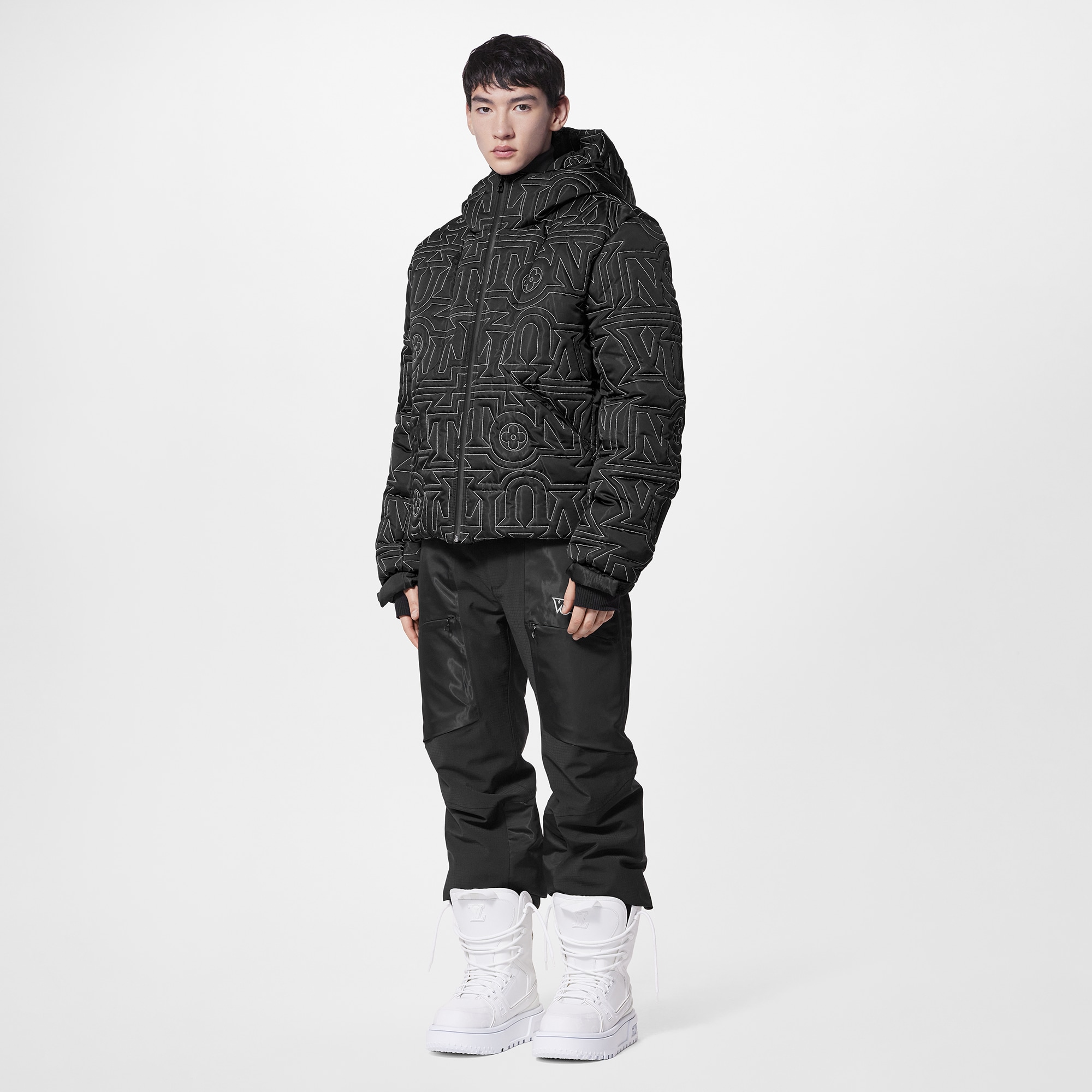 Lv puffer jacket on sale mens